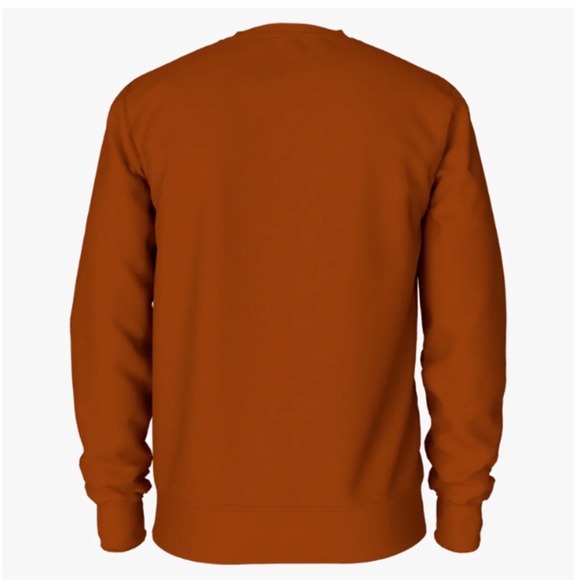The North Face Men's Heritage Patch Crewneck Sweatshirt Pullover XL Rust Bronze - Picture 3 of 12